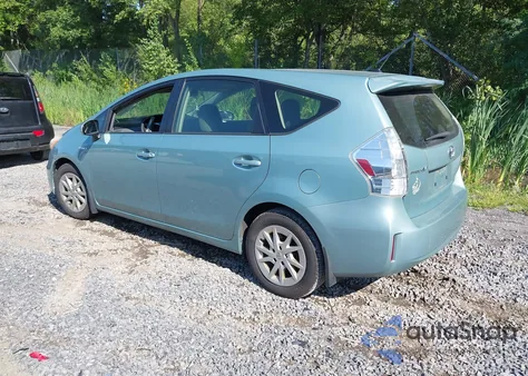 2013 Toyota Prius V Two from USA, damaged, VIN JTDZN3EU1D3209239